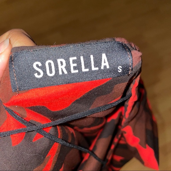 Red Camo Print Mini Dress - Picture 4 of 5